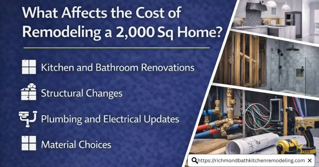 How much does it cost to remodel a 2000 sq Ft Home in Richmond