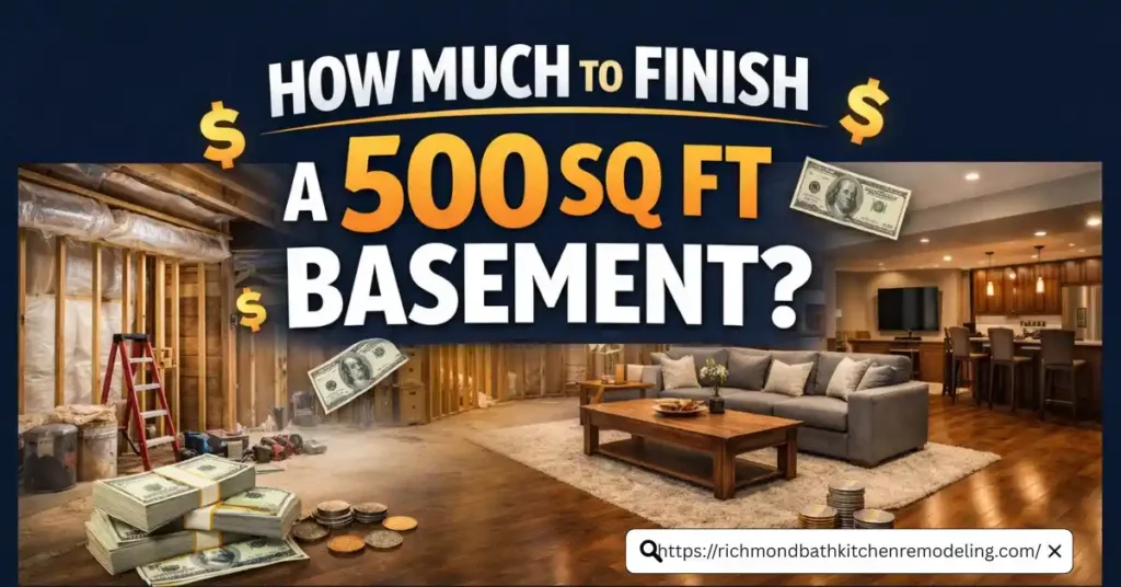 How much to finish a 500 sq ft basement