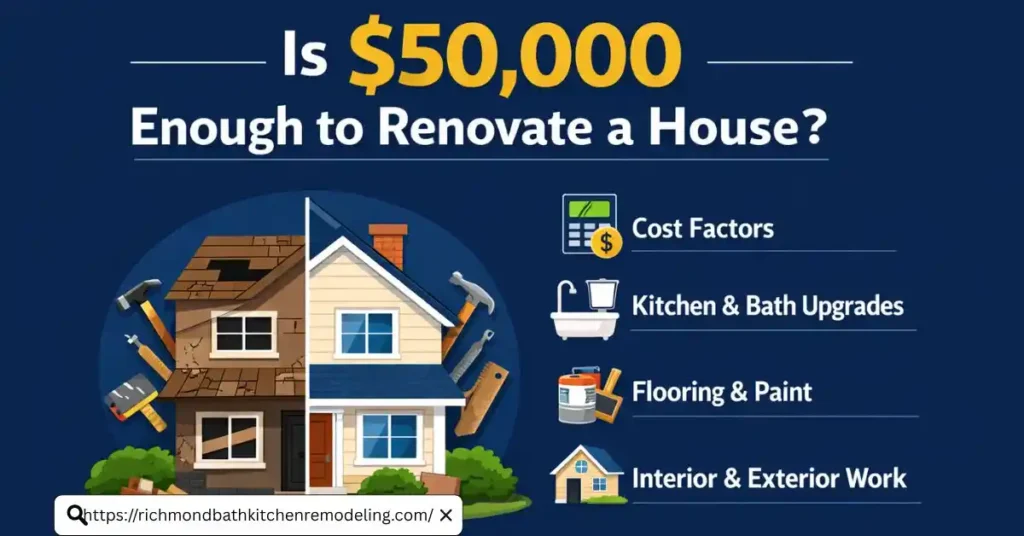 Is $50000 enough to renovate a house