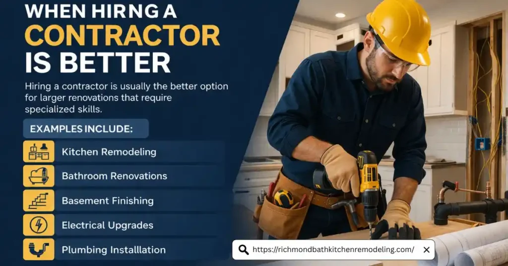 Is it cheaper to DIY or hire contractors