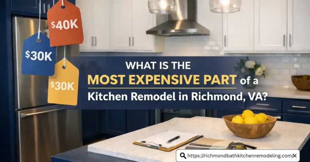 What is the most expensive part of a kitchen remodel in richmond va