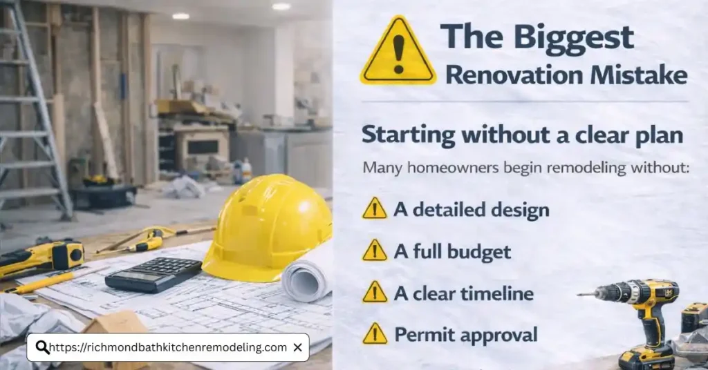 common renovation mistakes in richmond