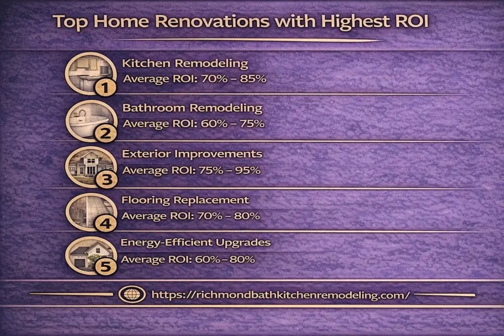 Which Home Renovations Give the Highest ROI in Richmond, VA? (2026 Guide)