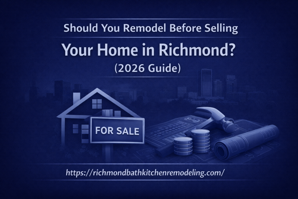 Should You Remodel Before Selling Your Home in Richmond?