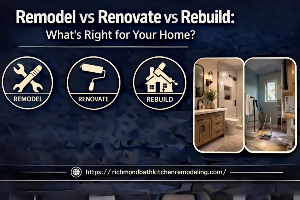 Remodel vs. Renovate vs. Rebuild: What’s Right for Your Home?