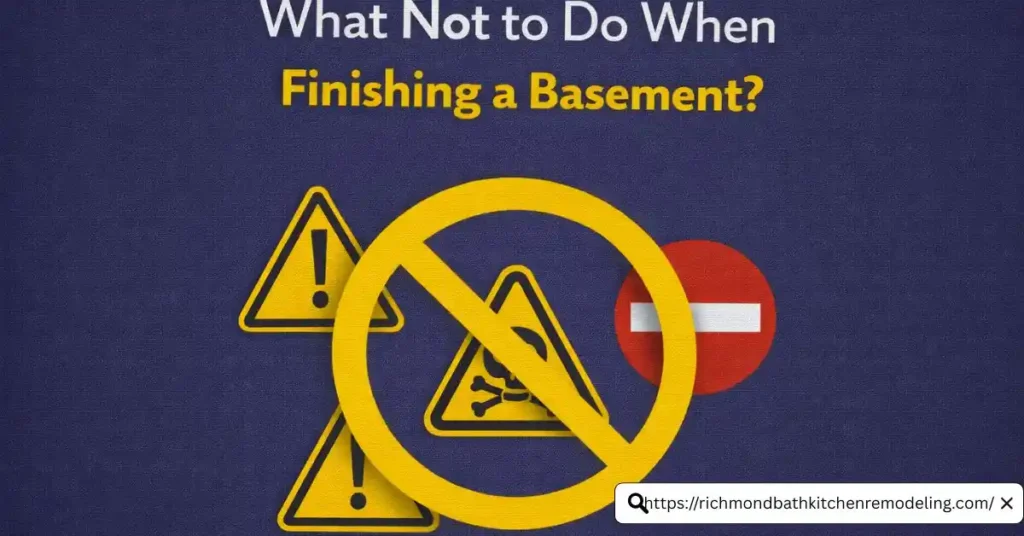 What Not to Do When Finishing a Basement