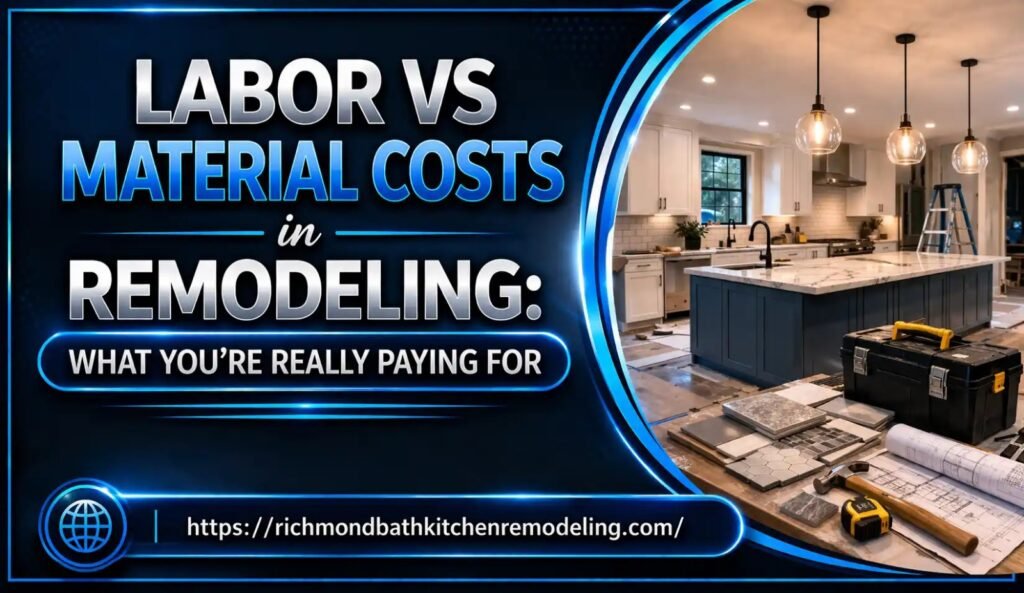 Labor vs Material Costs in Remodeling: What You’re Really Paying For